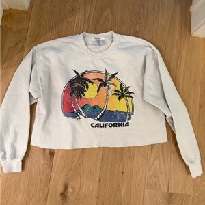 Project Social T sz S/M cropped sweatshirt California